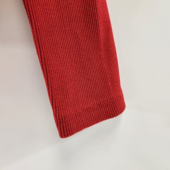 Tommy Hilfiger Jeans Red Turtleneck Y2K Womens Medium - Picture 7 of 10